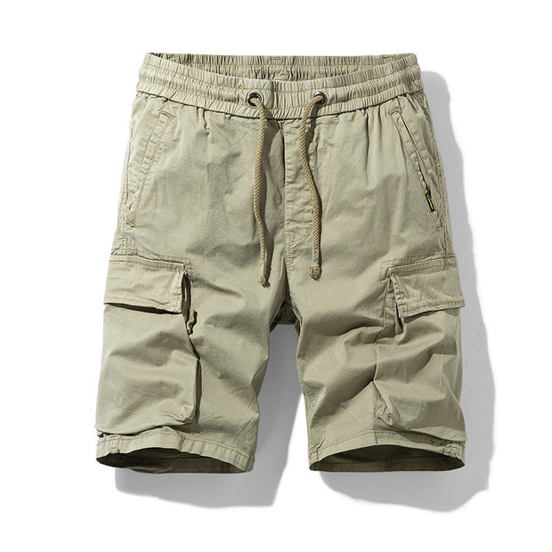 Korean-Style Loose Cargo Shorts for Men