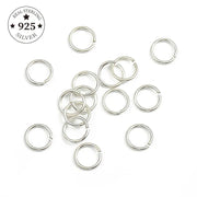 Genuine Real Pure Solid 925 Sterling Silver Open Jump Rings