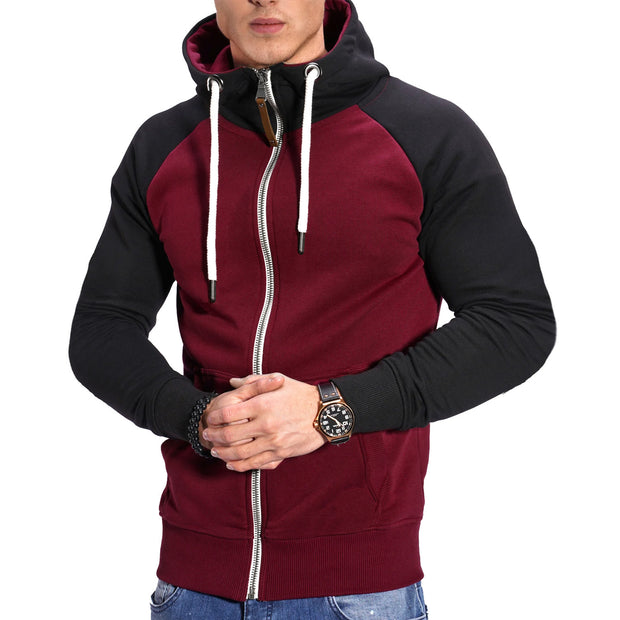 Men's Sports Fleece Multicolor Hoodie