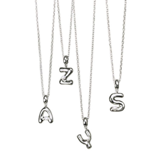 Simple Letter Pendant Necklace S925 Design New