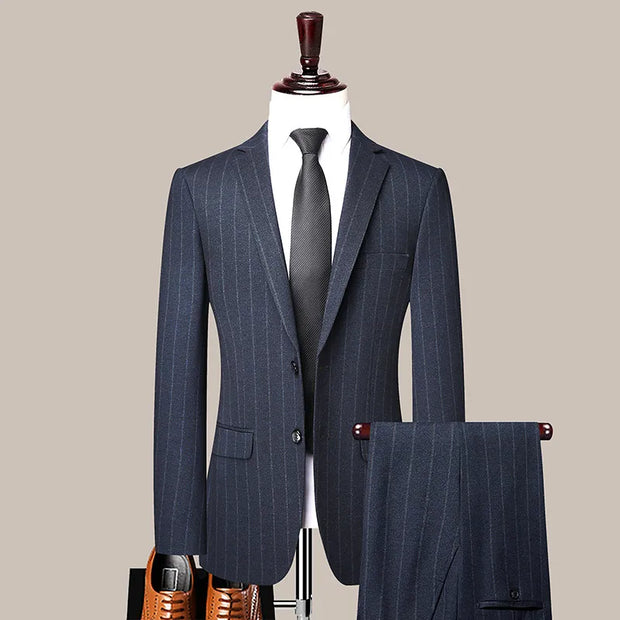 "Elegant British Style Suit Set"