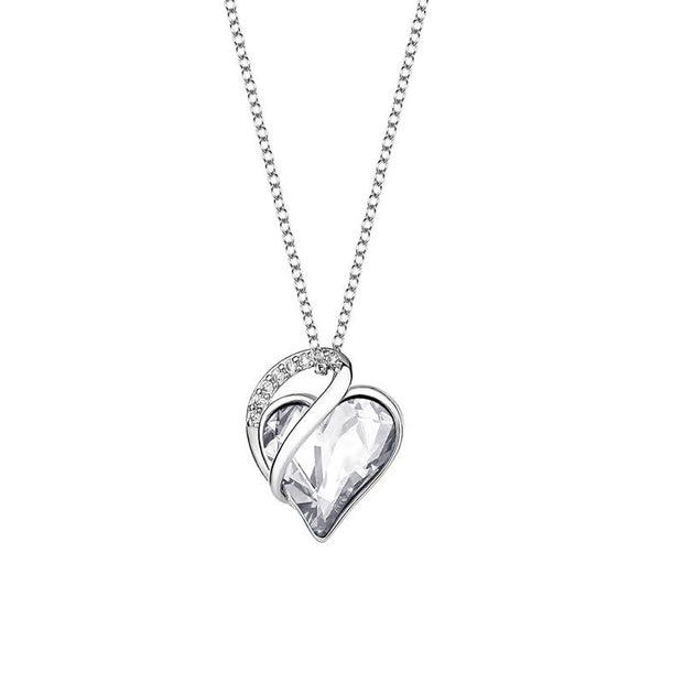 Heart Shaped Necklace: 925 Silver