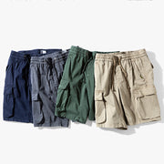 Korean-Style Loose Cargo Shorts for Men