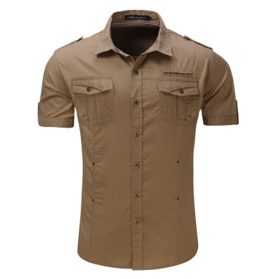 Mens 2024 New Arrive Cargo Casual Shirts