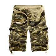 Mens Camouflage Loose Cargo Shorts