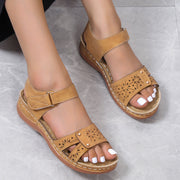 Summer Hollow Wedge Sandals: Casual & Stylish