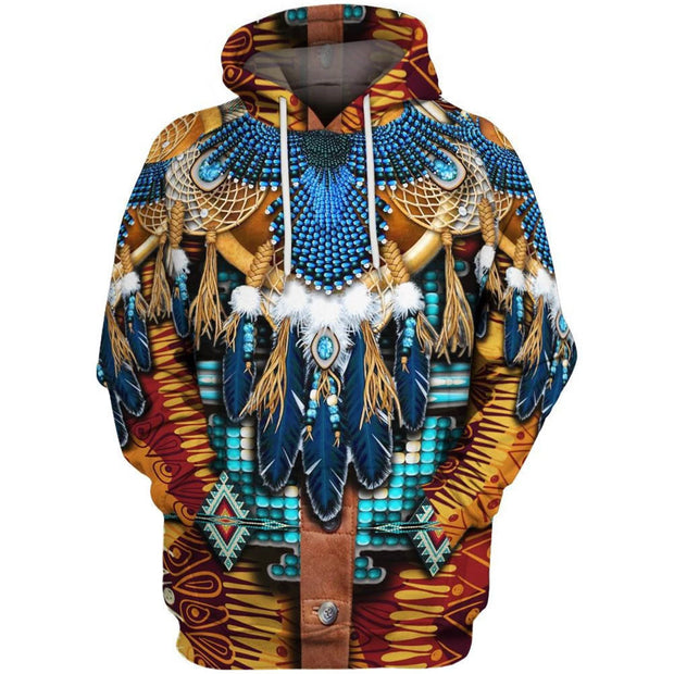 Psychedelic Print Hoodie