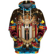 Psychedelic Print Hoodie