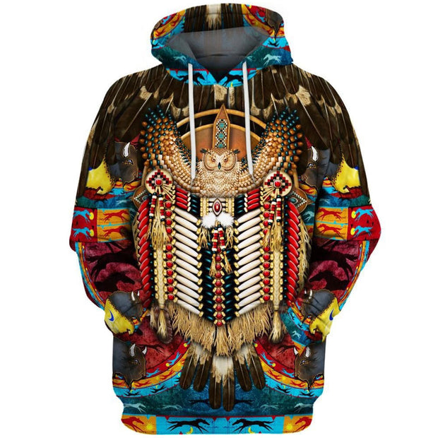 Psychedelic Print Hoodie