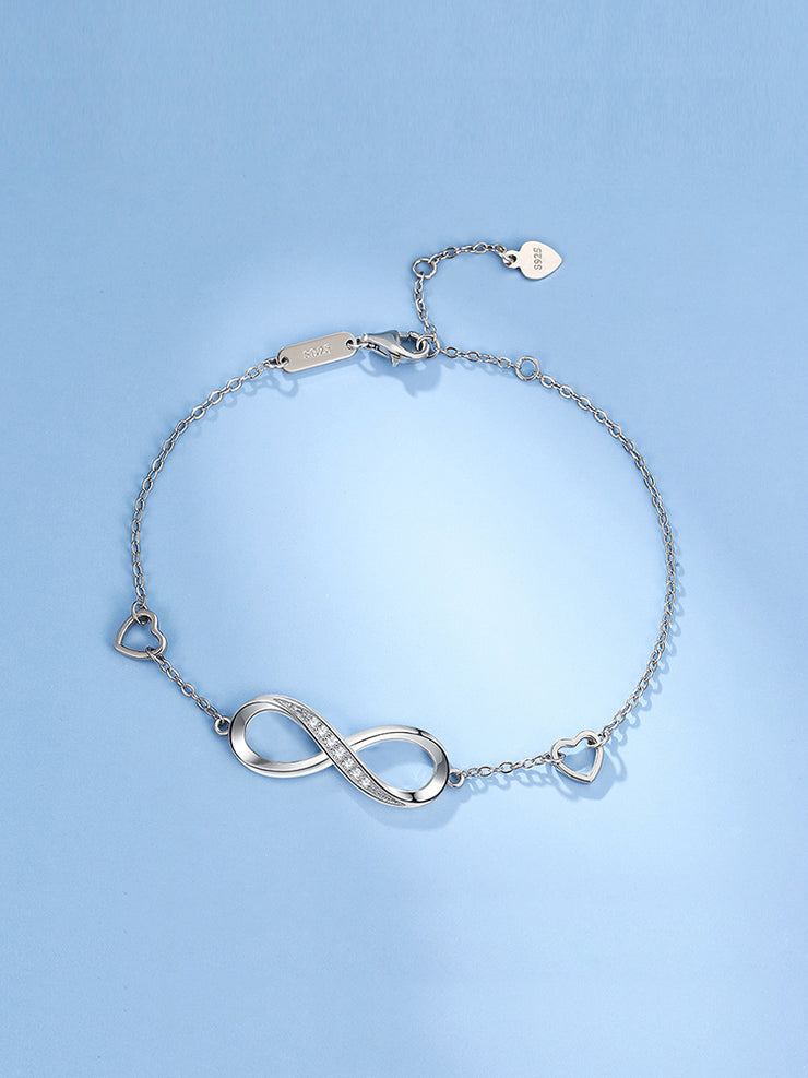 Sterling Silver 8" Bracelet Elegant Jewelry