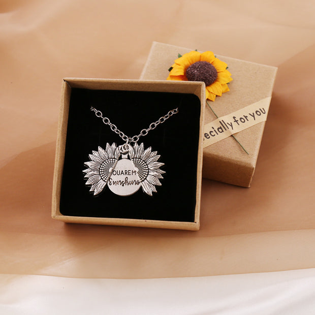 Sunflower necklace A sunshine inspired accessory