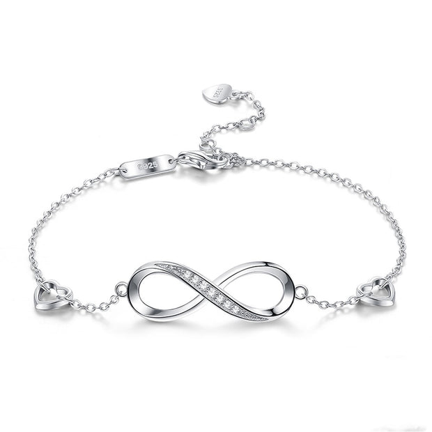 Sterling Silver 8" Bracelet Elegant Jewelry