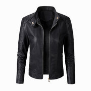New women's PU leather jackets plus velvet fashionable.