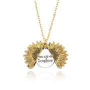 Sunflower necklace A sunshine inspired accessory