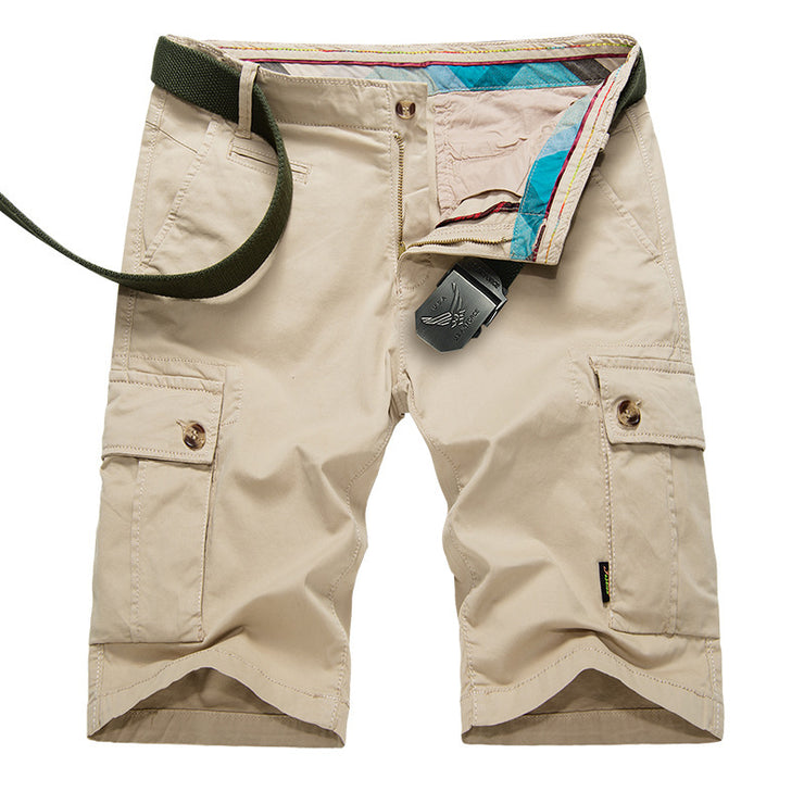 Mens Outdoor Big Pockets Cargo Shorts