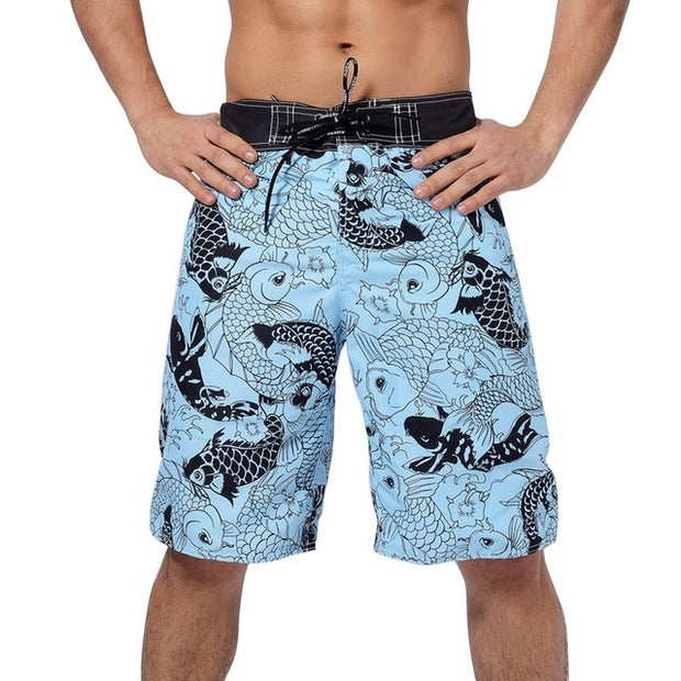 Printed Peach Shorts