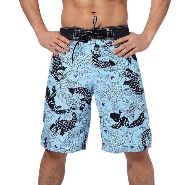 Men's Printed Peach Shorts