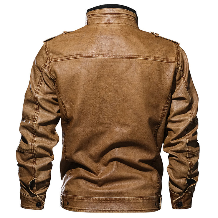 Men PU Leather Jacket