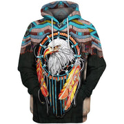 Psychedelic Print Hoodie