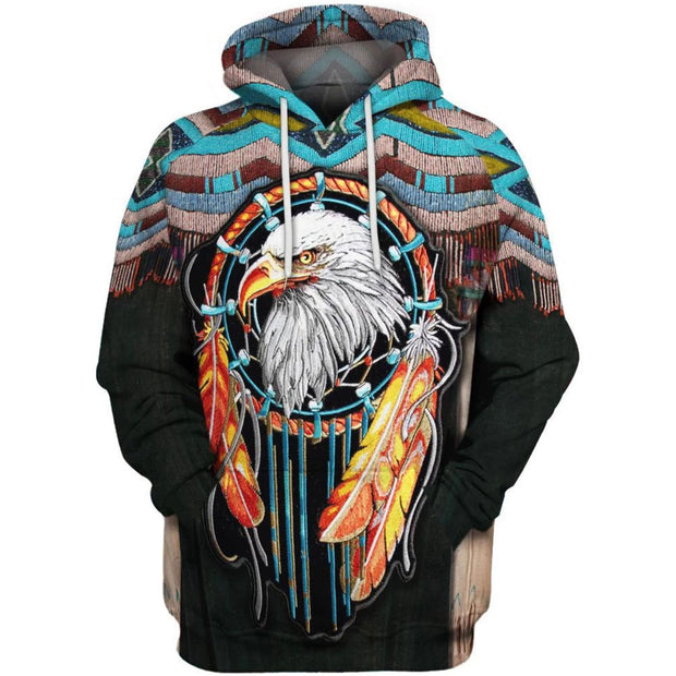 Psychedelic Print Hoodie