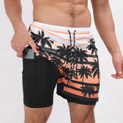 Gradient Printed Shorts