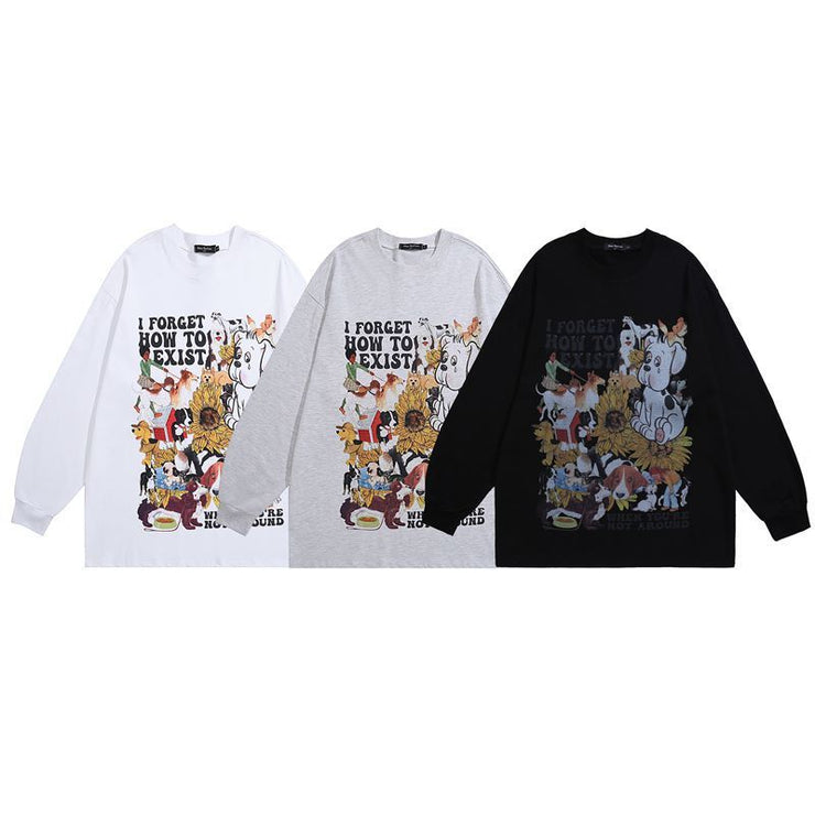Puppy Print Sweatshirt