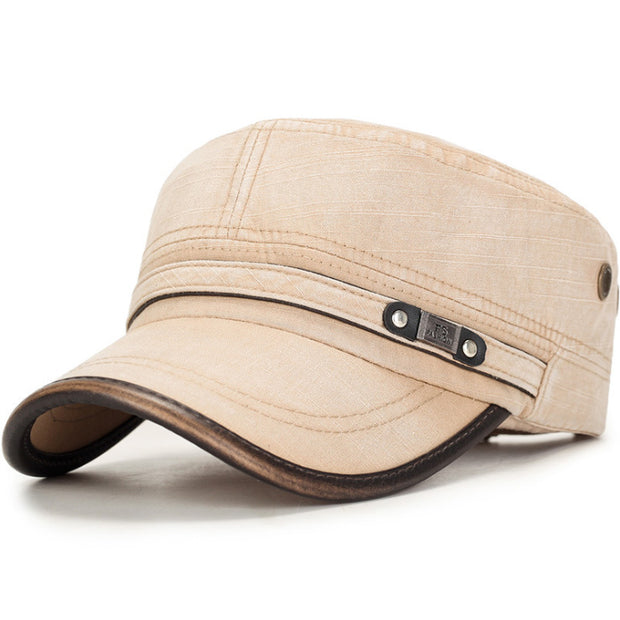 Stylish Middle-aged Man's Casual Cap