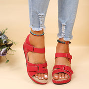 Summer Velcro Wedge Sandals Stylish Platform for Women
