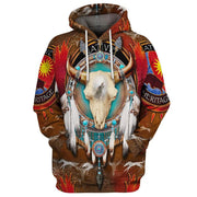 Psychedelic Print Hoodie