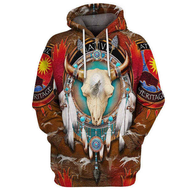 Psychedelic Print Hoodie