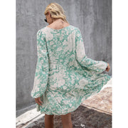 Floral Lace Stitching Dress