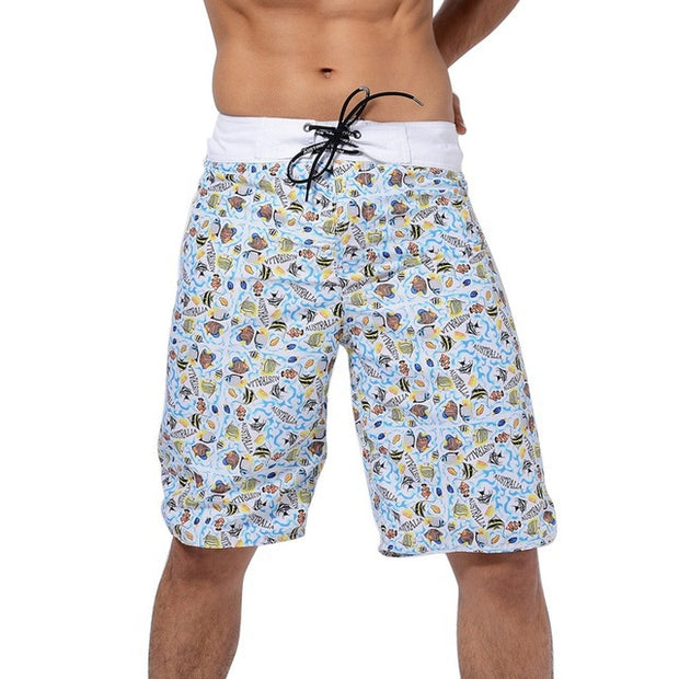 Printed Peach Shorts