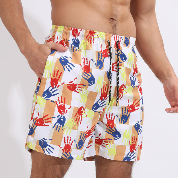 Gradient Printed Shorts