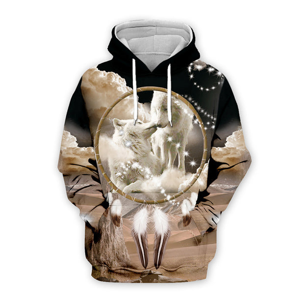 Psychedelic Print Hoodie
