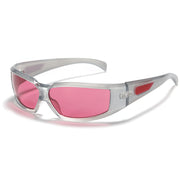 Y2K Oval Sunglasses Retro Pink Hip Hop
