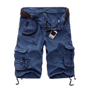 Men's Korean Style Cargo Shorts Multi-Pocket Design