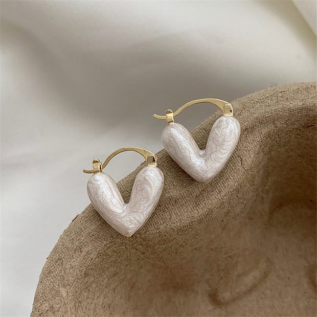 Heart Love Earrings Fashion Jewelry