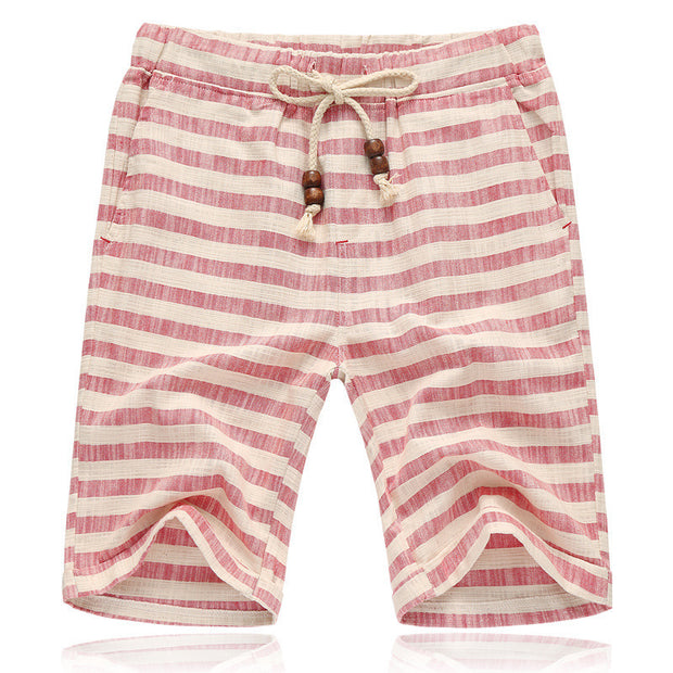 Men's Stripe Cotton Shorts