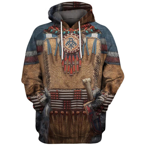 Psychedelic Print Hoodie