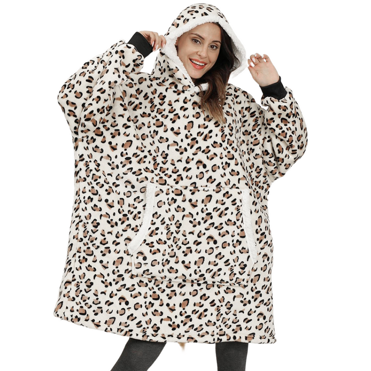 Women's Blanket Hoodie - Cozy, Comfortable, Warm Hoodie, Stylish Loungewear, Perfect for Relaxing at Home in the USA