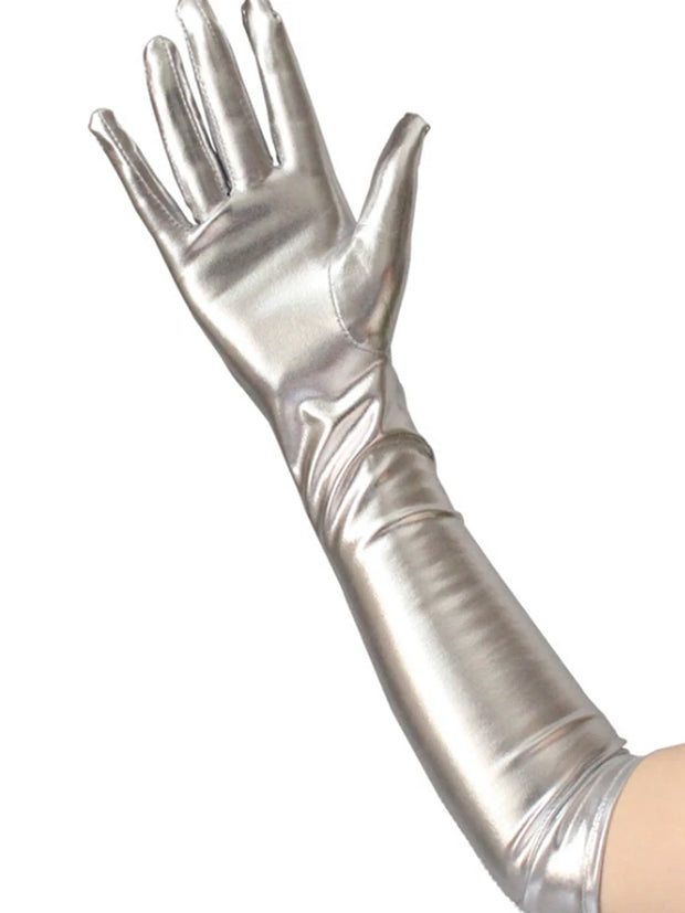 Metallic Evening Party Gloves Sexy & Elegant