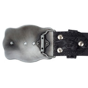Horse Buckle Leather Belt Fashion Retro