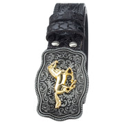 Horse Buckle Leather Belt Fashion Retro