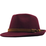 Unisex Wool Fedora Hat for Winter Autumn