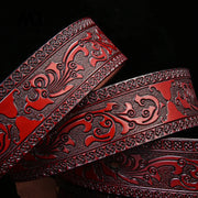 High-Quality Genuine Leather Belt Classic Vintage Style