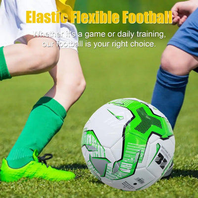 High-quality Machine-sewn Soccer Ball: Durable, Waterproof, Elastic