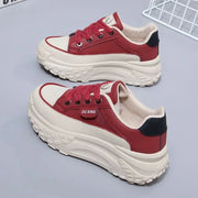 Retro Spring Platform Women Sneakers: Versatile Designer Shoes.