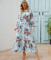 Women Floral Printed Maxi Dresses
