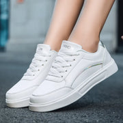 Women's Campus White Sneakers Trendy Board Shoes
