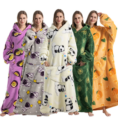 "Cozy Oversized Hoodie Blanket: Perfect Winter Gift!"